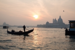 Gondola at dusk